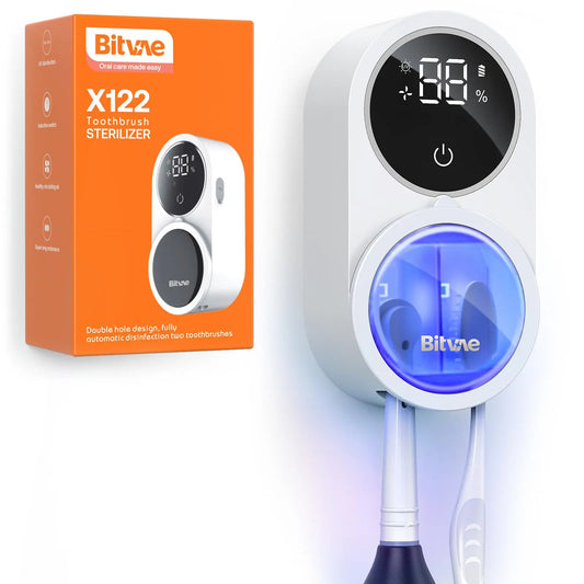 Automated Smart Toothbrush Sanitizer & Holder: 99.9% Clean, Every Single Time
